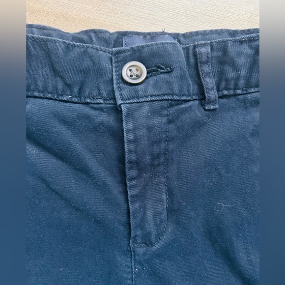 Boys Size 7 Dress Clothes. White Button Down With Clip Tie & Navy Slacks - Picture 6 of 9